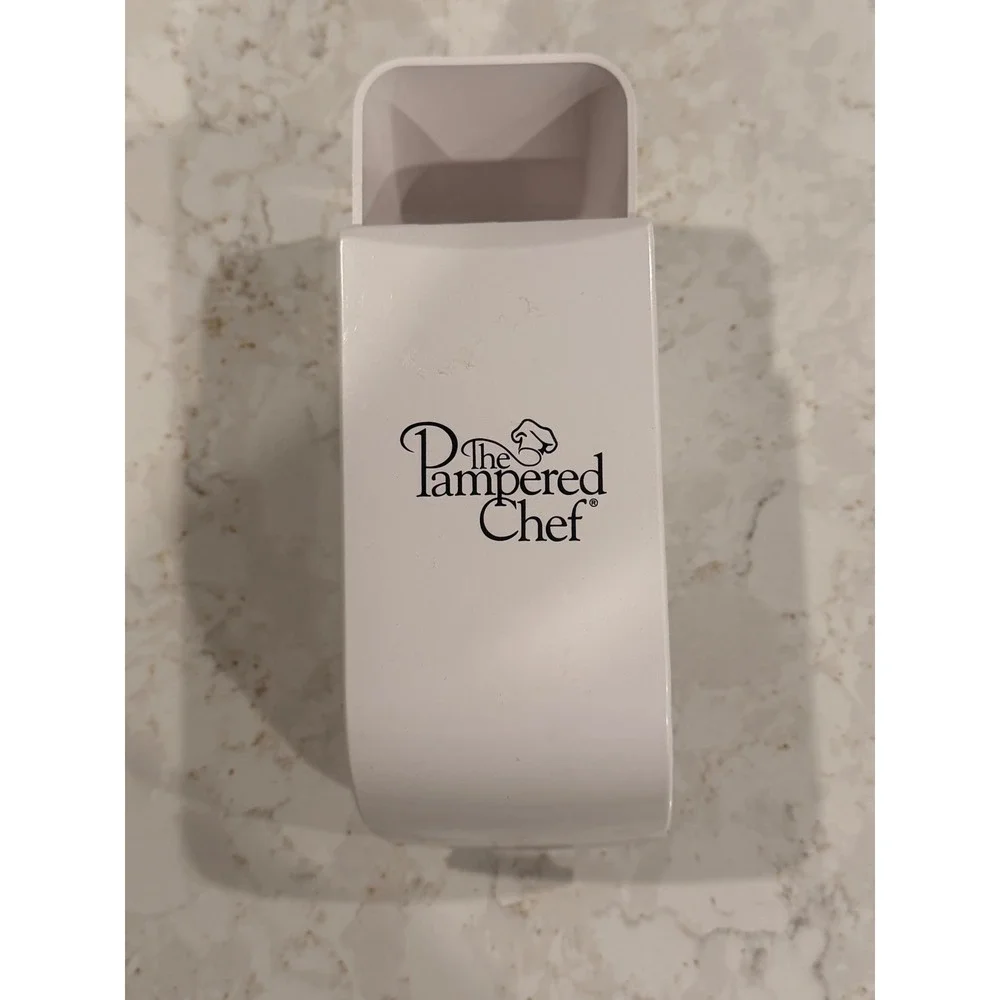 The Pampered Chef Adjustable Measuring Cup White 1 Cup 250ml Sliding Tool‎ 2225